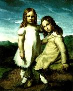 Theodore   Gericault les enfants dedreux oil painting